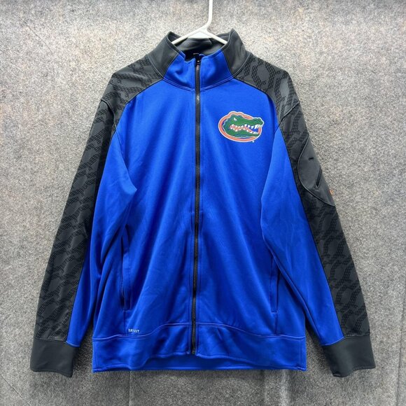 Nike Other - Florida Gators Jacket Mens Large Blue NCAA Football Nike Dri Fit Full Zip Track